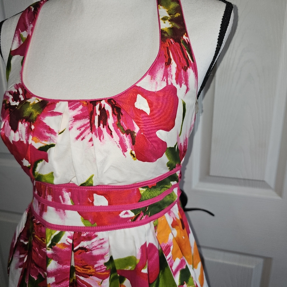 NWT City Studio Floral Dress - Picture 4 of 10